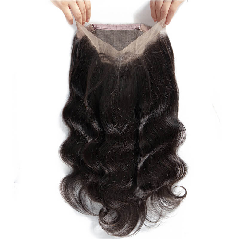 

Nadula 360 Lace Frontal Closure Body Wave 1PC 12Inch Unprocessed Virgin Human Hair