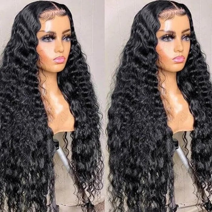 

Nadula Glueless Crystal Lace Pre Plucked Curly Wigs Invisible 5x5
