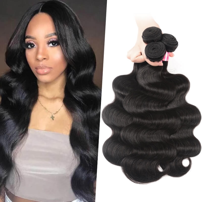 

Nadula Affordable Virgin Peruvian Body Wave Hair Weave 4 Bundles Wavy Peruvian Virgin Human Hair Extensions