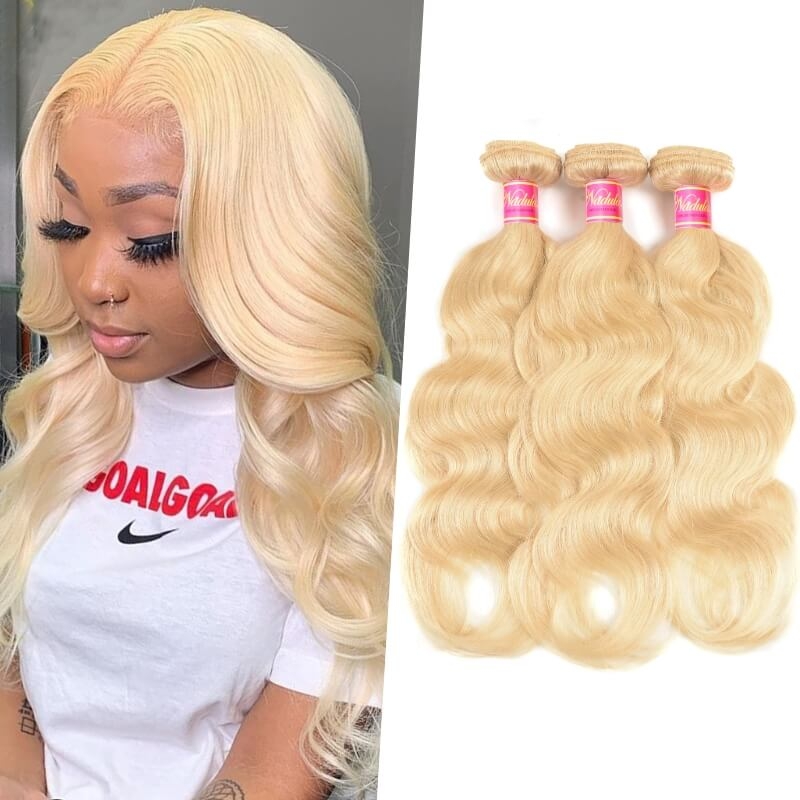 

Nadula Flash Sale Brazilian Body Wave Blonde Hair Weaves 613 Colo