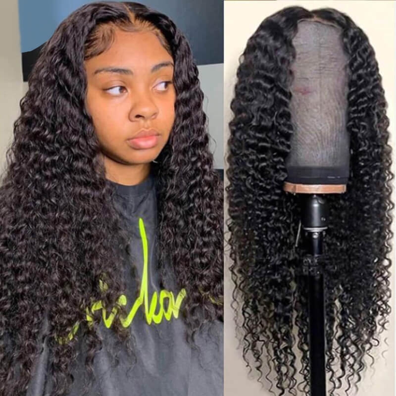 

Nadula Best Deal 13*4 Lace Frontal Jerry Curly Wigs 130% And 150% Density Affordable Human Hair Wig
