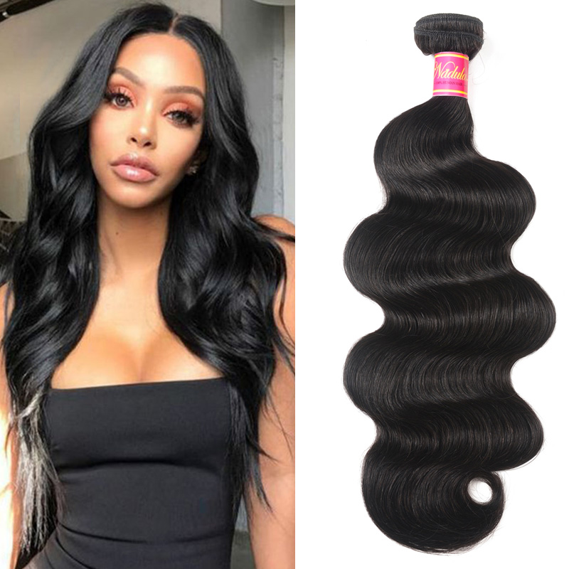 

Nadula Real Brazilian Virgin Remy Hair Weave Body Wave 1 Bundle Brazilian Human Hair