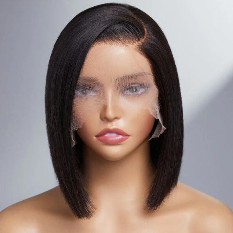 

Nadula Straight Short Bob Wig 4x4 And 13x4 Inch Pre Plucked Lace Wig