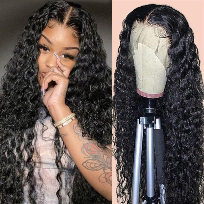 

Nadula 13*6 Inch Virgin Human Hair 150% Density Wigs Lace Front Deep Wave Wigs Online Sale