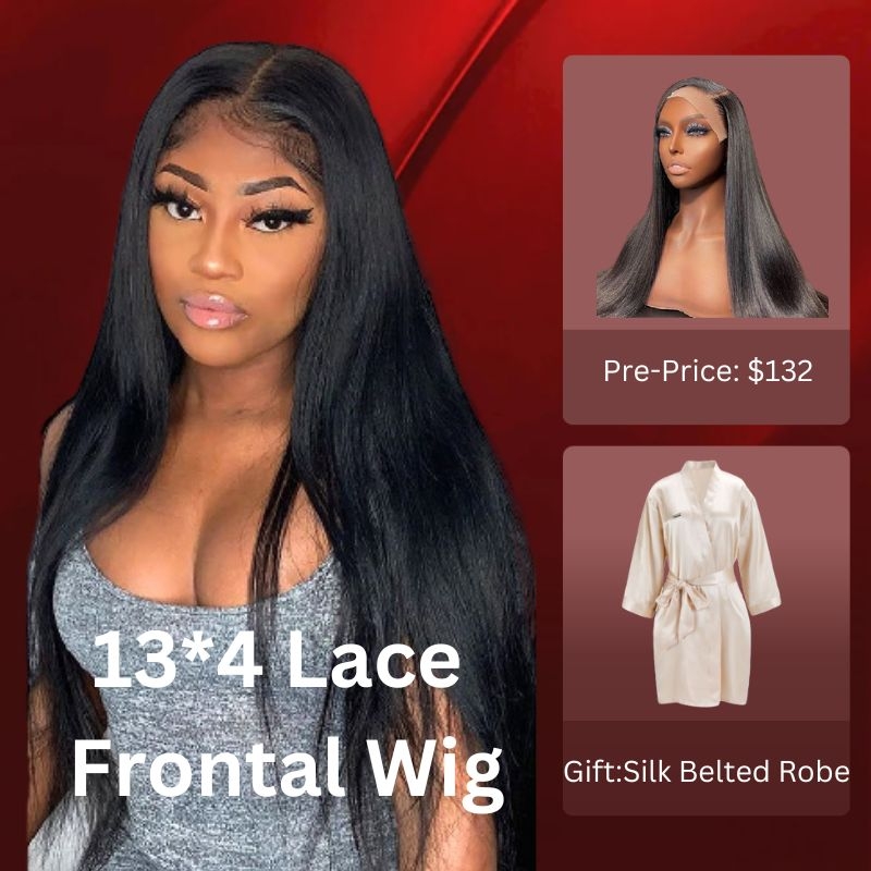 

Nadula Pre Sale 13x4 Lace Front Wigs 150% Density High Quality Straight Human Hair Wigs For Women