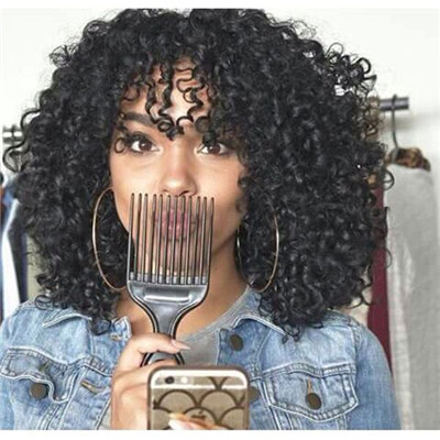 weaving hair curly