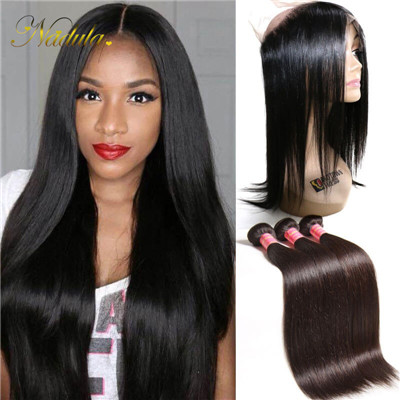 pre plucked 360 frontal with bundles