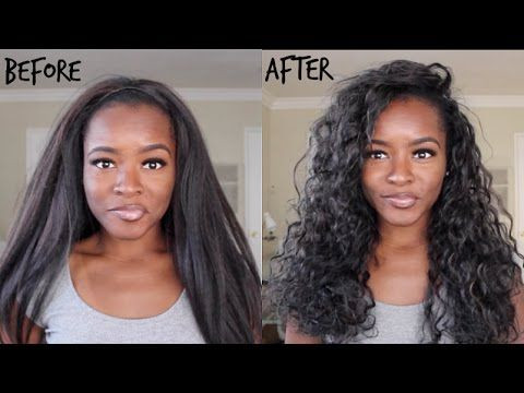 how to curl a wig with a curling iron