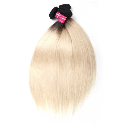 blonde human hair weave