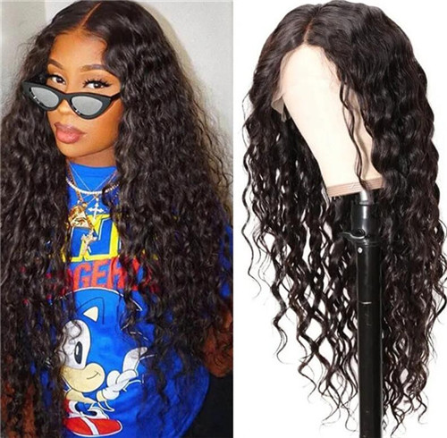 curly lace front wig