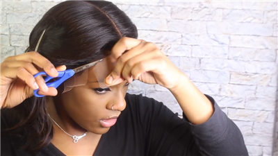 how to cut a lace front wig