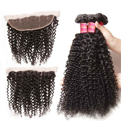 curly hair weave