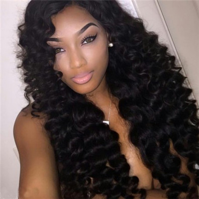 loose wavy hair