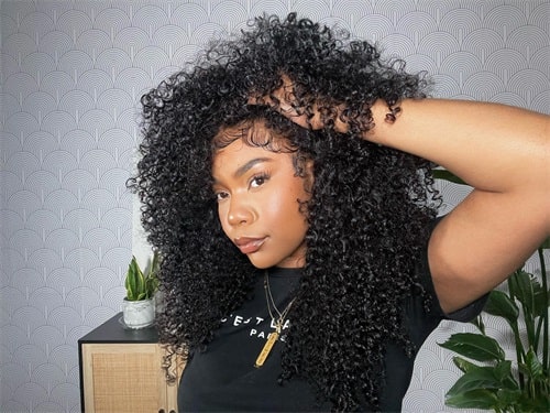Ways to install Nadula jerry curly wave wig
