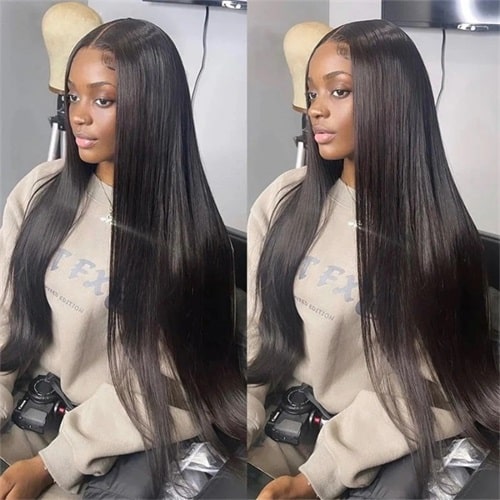 13x6 straight hair transparent lace wig