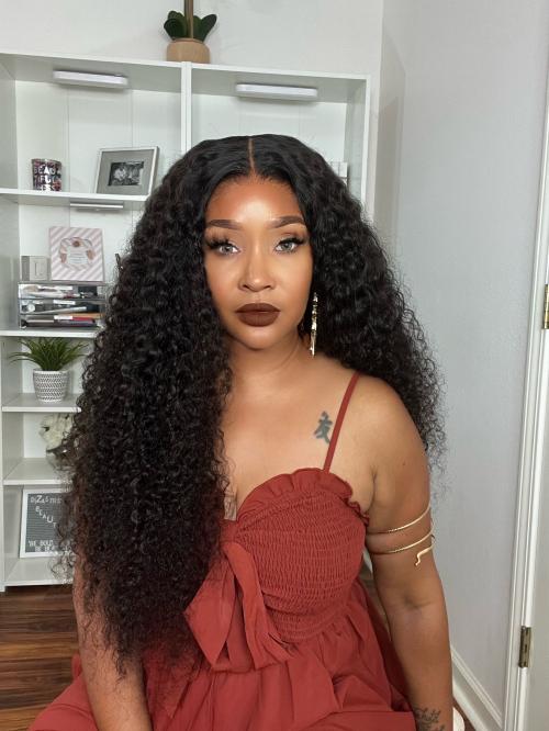 HD lace curly wig