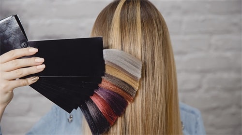 Choose the hair color according to your preference