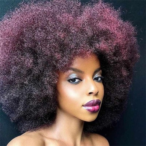 the top black cherry hair color
