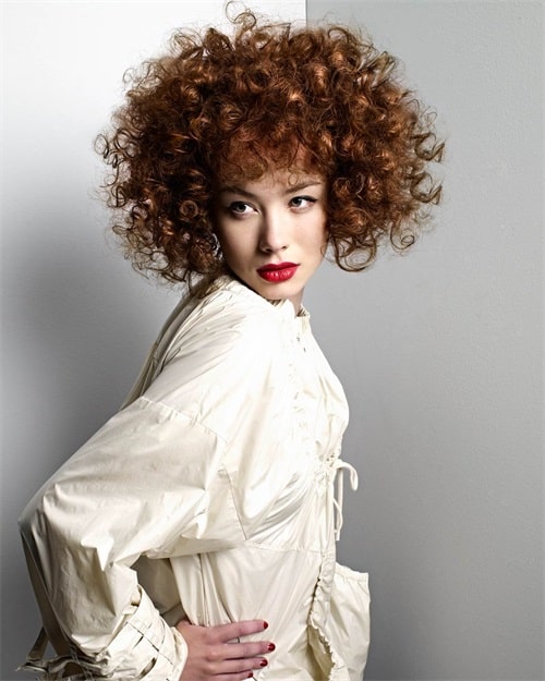 A perm was popular in the 80s and is great for getting volume and making people notice your hair