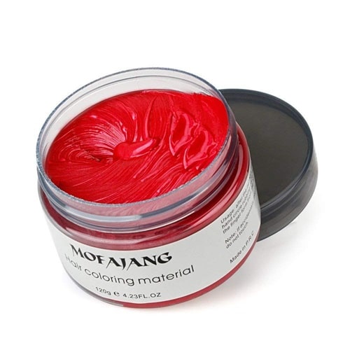 Temporary red hair products