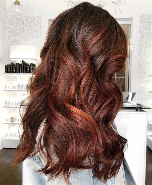 Caramel Balayage is also a great way to transition from dark to light hair.