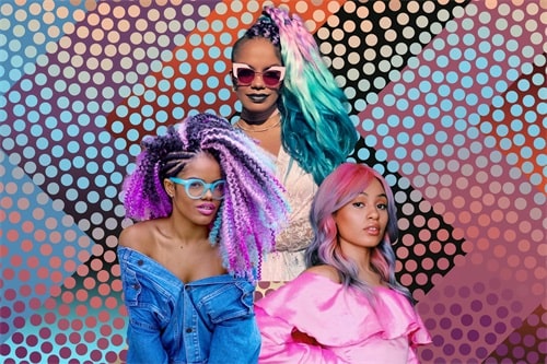 Rainbow hair colors have really taken off, with celebrities like Lady Gaga and Megan Thee Stallion experimenting