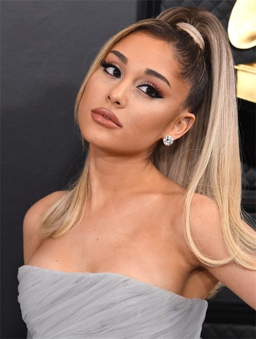 Barbie ponytail with 2 bangs or side bangs hairstyle