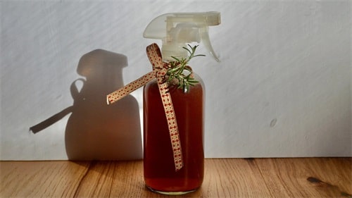 Strain the mixture and pour it into a spray bottle