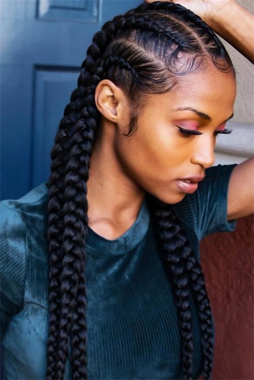 What is a French braid?