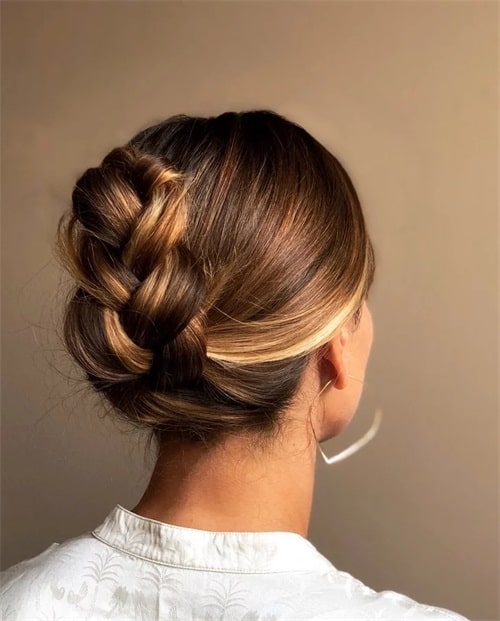 French braids are best for square faces