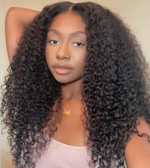 HD lace curly wig