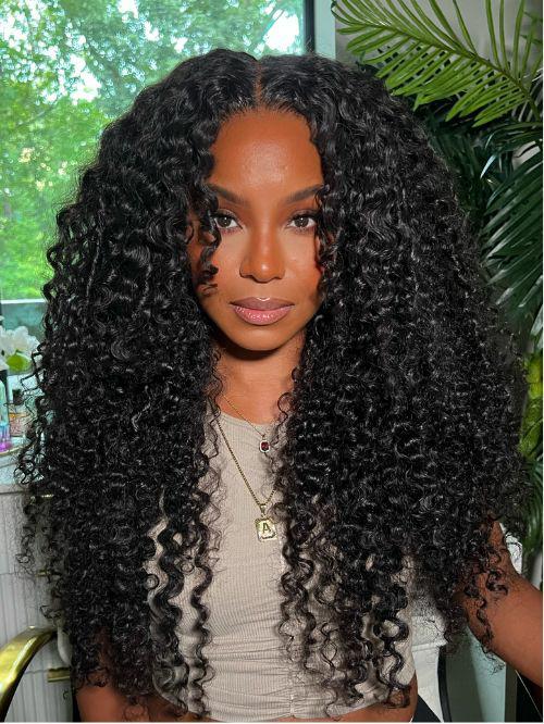 HD lace curly wig