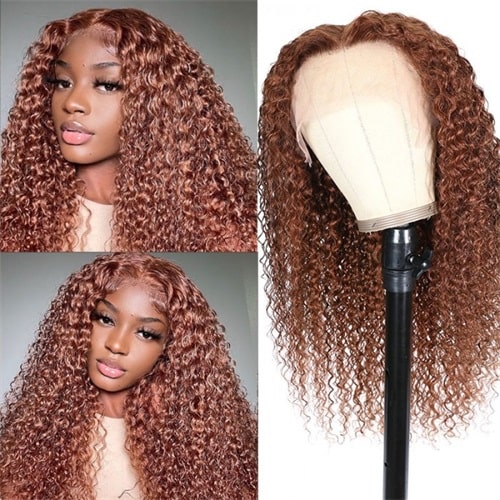 Nadula Colored Orange Ginger Lace Part Wig