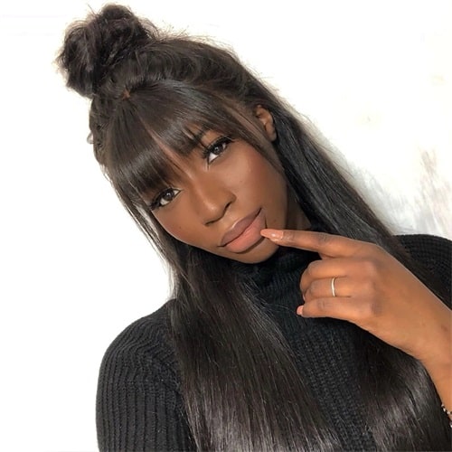 Can you wear a wig with bangs in a quick and right way?