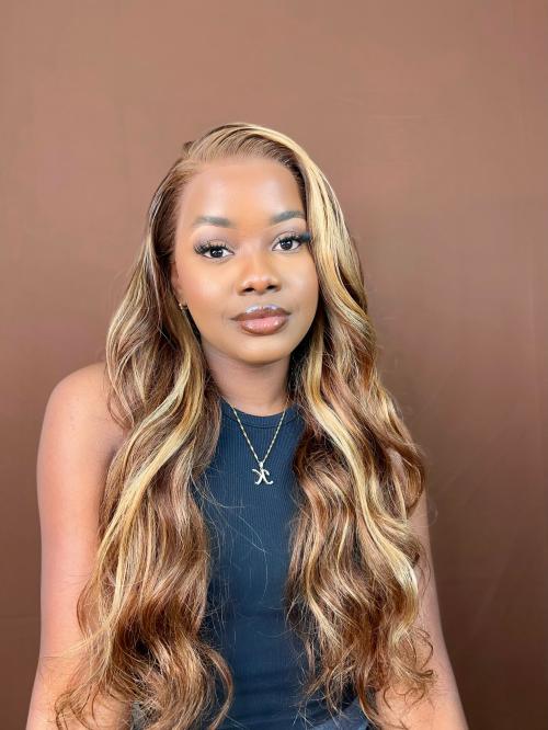 TL412 body wave wig