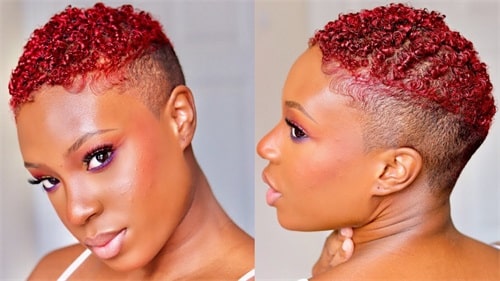 TWA hairstyle