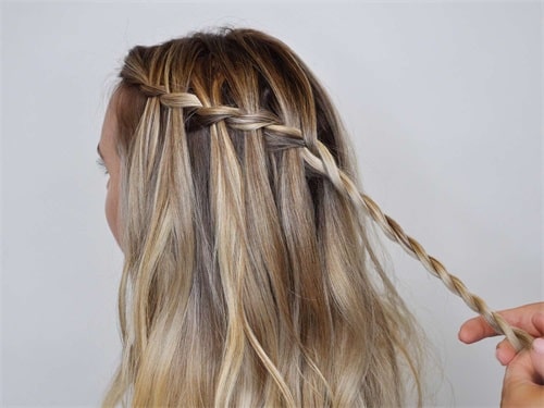 Start braiding your hair
