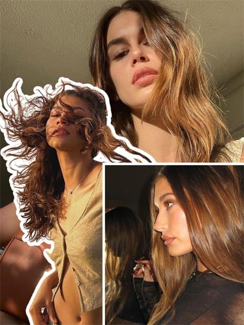 What is candlelit brunette hair color?