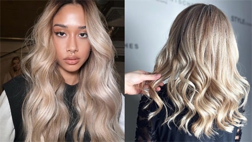 What is cashmere blonde hair color?