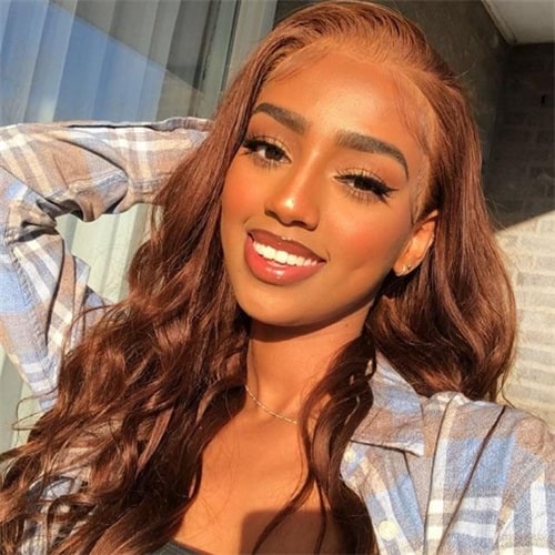 cinnamon hair color on dark skin