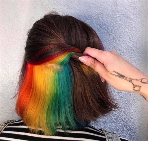 How to dye hair undercolor