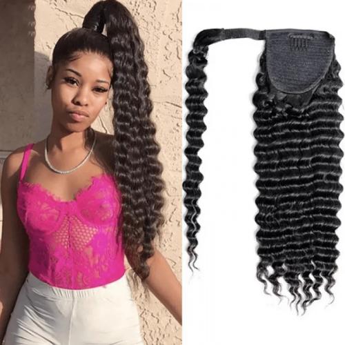 deep wave weave ponytail