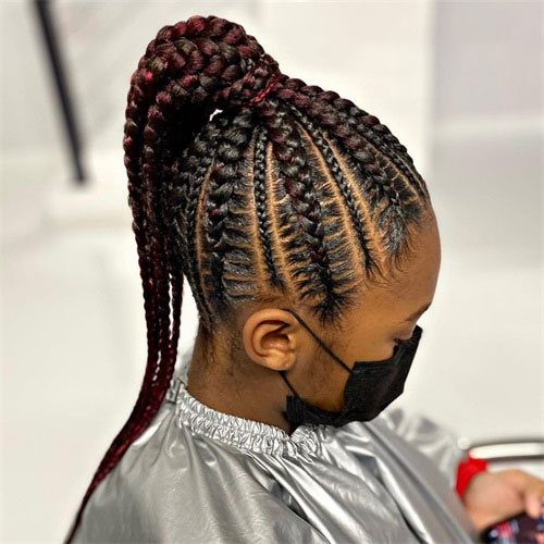 female fishbone braids