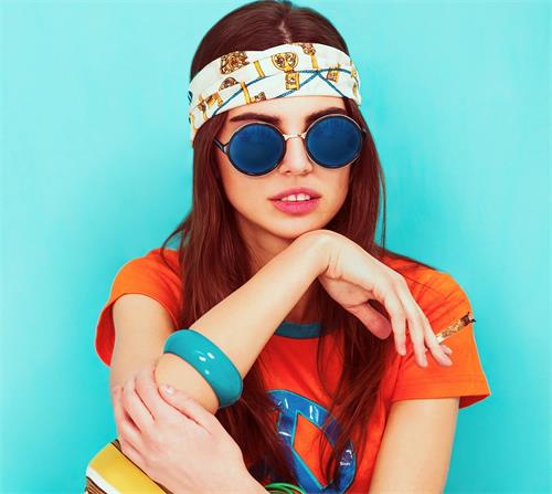 Hippie hairstyles with bandana