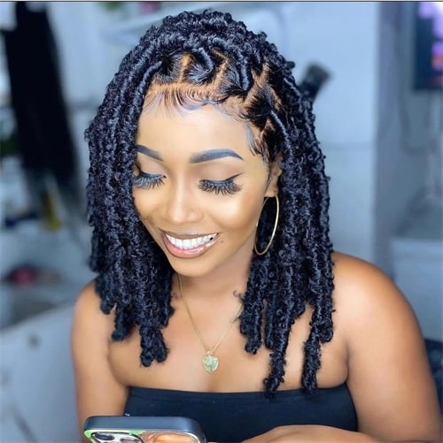 What hair do I need for butterfly locs?