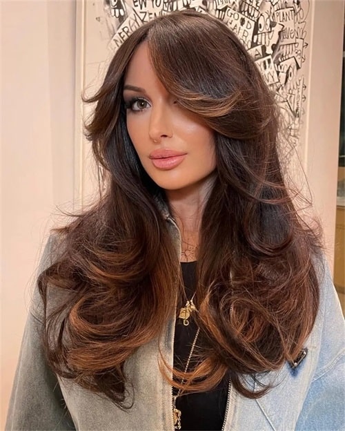 How to style a butterfly haircut