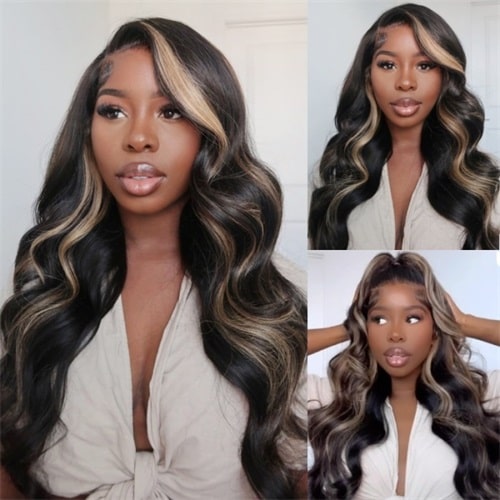 Body wave lace with Balayage highlights
