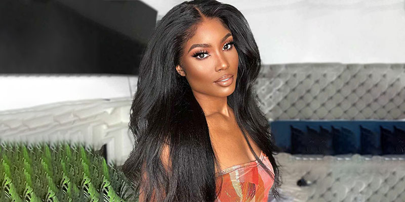 Nadula Kinky Straight Curly Edge Wig Installation