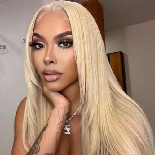 layer cut straight blonde wig