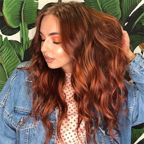 pumpkin spice latte hair